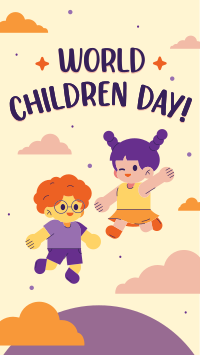 Children Day Cartoon Instagram Story