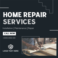 Simple Home Repair Service Linkedin Post