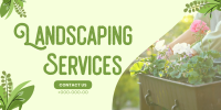 Landscaping Offer Twitter Post