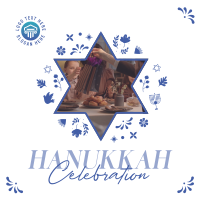 Hanukkah Family Instagram Post