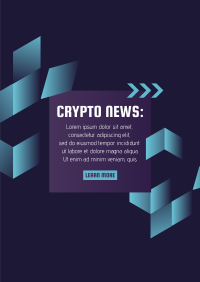 Cryptocurrency Breaking News Poster