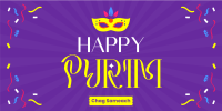 Burst Purim Festival Twitter Post