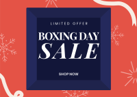 Boxing Day Sale Postcard