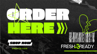 Grunge Order Here Facebook Event Cover