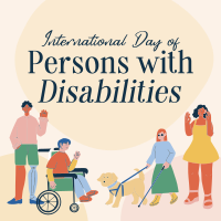 Simple Disability Day Instagram Post