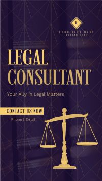 Corporate Legal Consultant Instagram Story