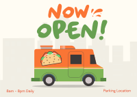 Taco Food Truck Postcard