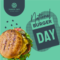 Fun Burger Day Instagram Post Image Preview