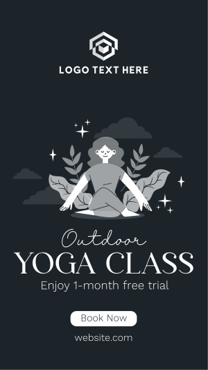 Outdoor Yoga Class Instagram Reel Image Preview