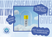 Giveaway Beauty Product Postcard