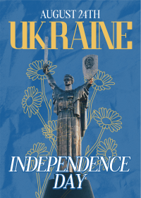 Sunflower Ukraine Independence Flyer