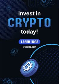 Cryptocurrency Digital Poster