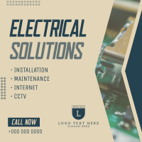 Electrical Solutions Instagram Post Design