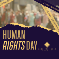 Advocates for Human Rights Day Instagram Post