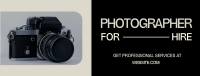 Professional Photographer Facebook Cover Design