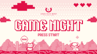 Retro 8-Bit Game Night Video Design