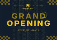 Urban Grand Opening Postcard