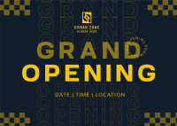 Urban Grand Opening Postcard Image Preview