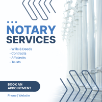 Notary Services Offer Instagram Post Design