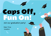 Fun On Graduation Postcard