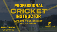 Professional Cricket Coach Animation