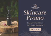 Skincare Promo CBD  Postcard Design