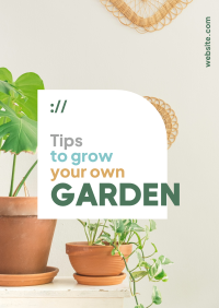 Garden Tips Flyer