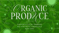 Minimalist Organic Produce Facebook Event Cover