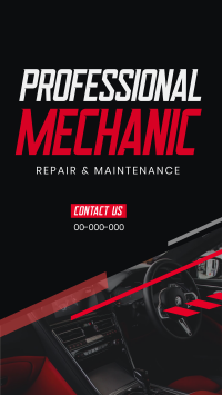 Automotive Professional Mechanic Instagram Story