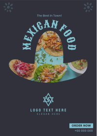 The Best In Town Taco Flyer Design