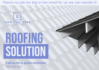 Roofing Solution Postcard