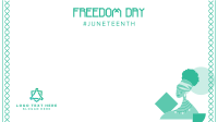 Happy Freedom Day Zoom Background