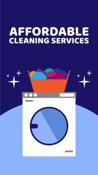 Affordable Cleaning Services Instagram Story