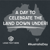 Australian Day Map Instagram Post