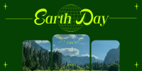 Earth Day Minimalist Twitter Post Design