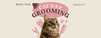 Cat Day Grooming Facebook Cover