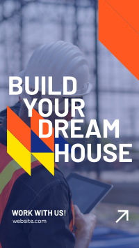 Dream House Construction Instagram Story