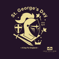 St. George's Knight Helmet Instagram Post