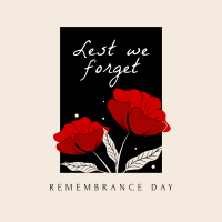 Remembrance Day Instagram Post