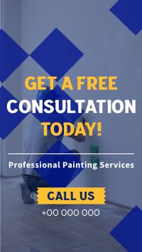Painting Service Consultation Facebook Story