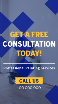 Painting Service Consultation Facebook Story Image Preview