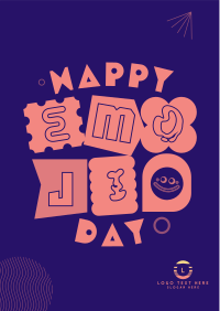 Playful Emoji Day Flyer