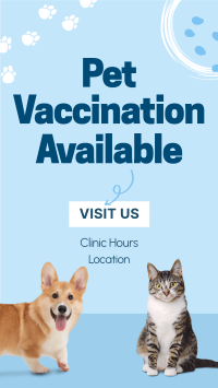 Pet Vaccination Facebook Story