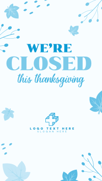 Closed On Thanksgiving Facebook Story