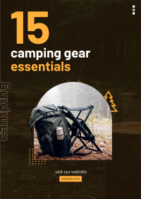 Camping Bag Flyer