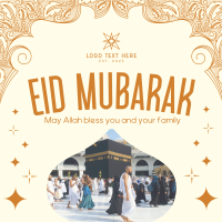 Starry Eid Al Fitr Instagram Post Design