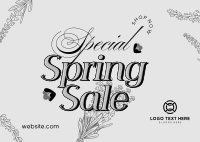 Special Spring Sale Postcard