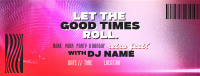 Retro Party DJ  Facebook Cover Image Preview