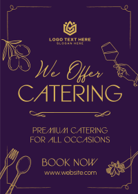 Minimal Fine Dining Poster