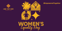 Happy Women's Equality Twitter Post